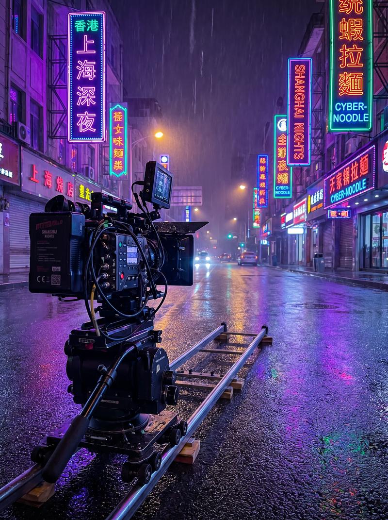 网红主播夜景视频